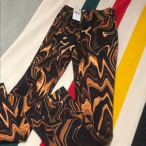 MNG Mango flare leg pants